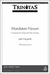 Mandatum Novum SATB choral sheet music cover